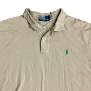 Polo Ralph Lauren Shirt XL Nude Polo Green Pony Khaki Classic Everyday
